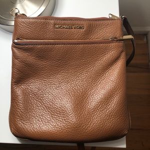 Used Michael Kors Riley Pebble Leather Crossbody